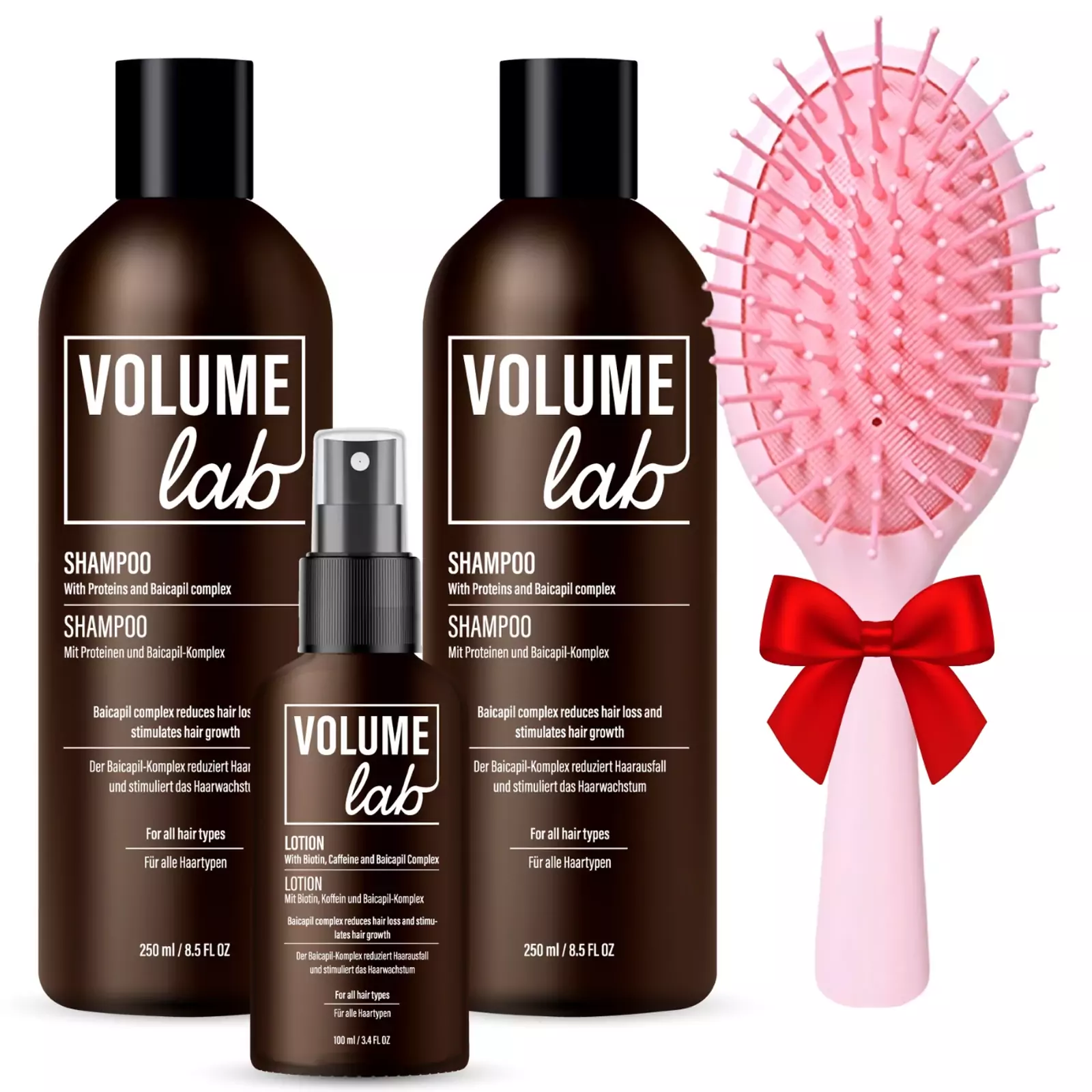 VOLUME LAB rinkinys plaukų augimui (su dvigubu šampūnu) + DOVANA VOLUME LAB rinkinys plaukų augimui (su dvigubu šampūnu) + DOVANA